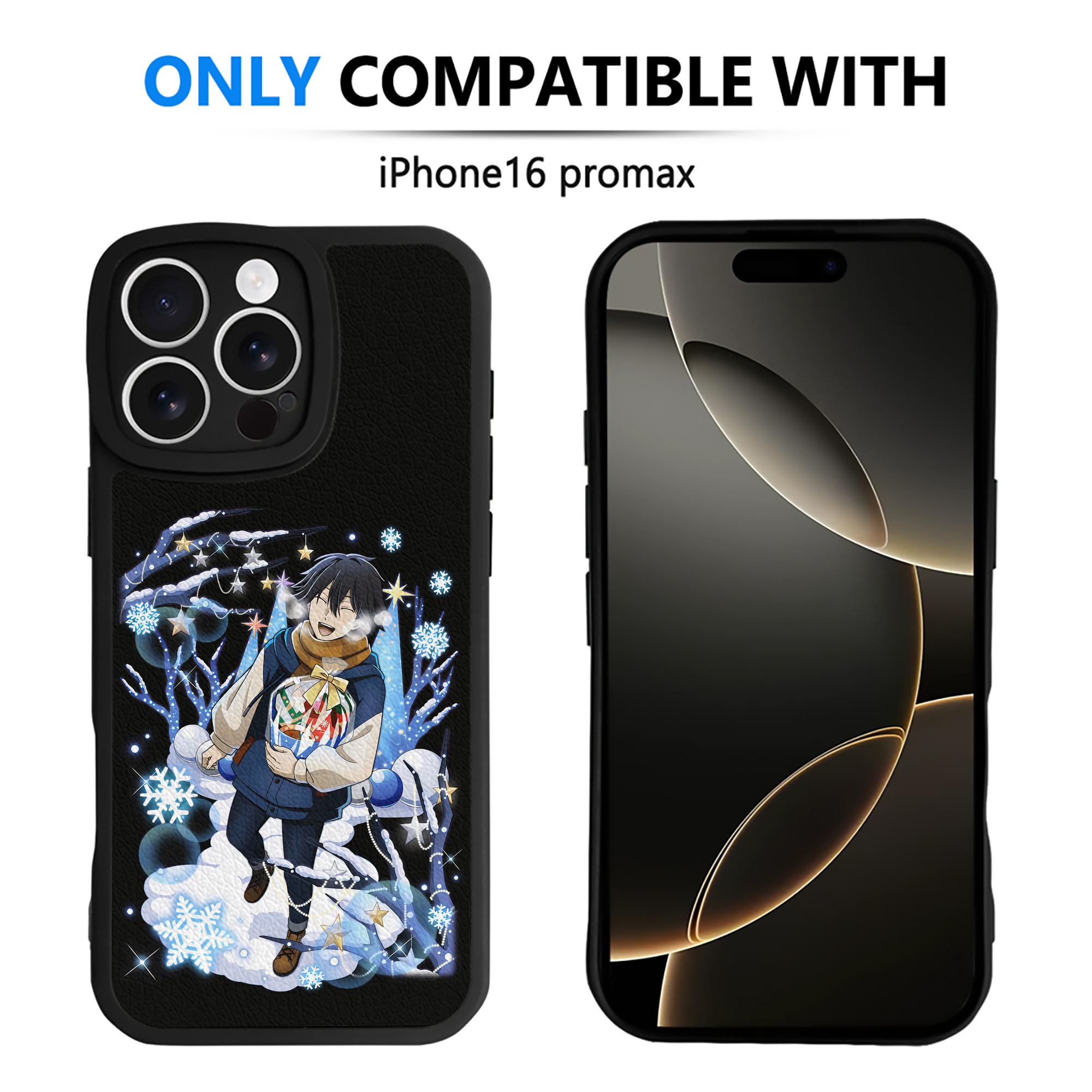 （画像用） 文豪ストレイドッグス Bungo Stray Dogs 【iPhone 16シリーズ対応】シリコンスマホケース（レザー調） 材質：シリコン